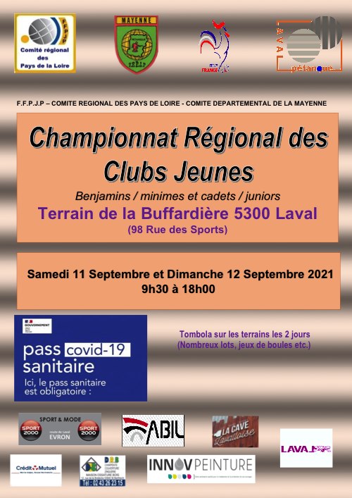 Affiche CRC  jeunes 11 et 12 septembre 2021