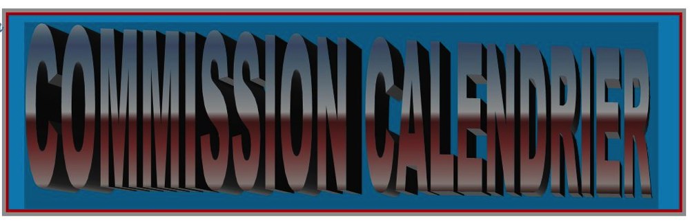 COMMISSION CALENDRIER
