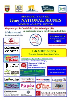 Affiche National Jeunes 2022