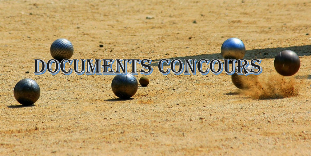 documents concours